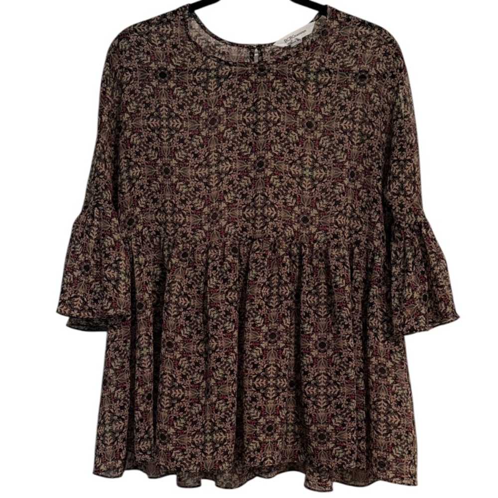 🖤 BCBGeneration Semi-Sheer Patterned Blouse 🖤
